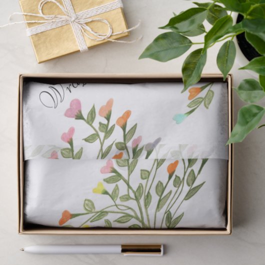  bloemenhartweefsel papier (Geschenk)