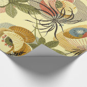 ,  bloemenhelleborespatroon, elegant cadeaupapier (Hoek)