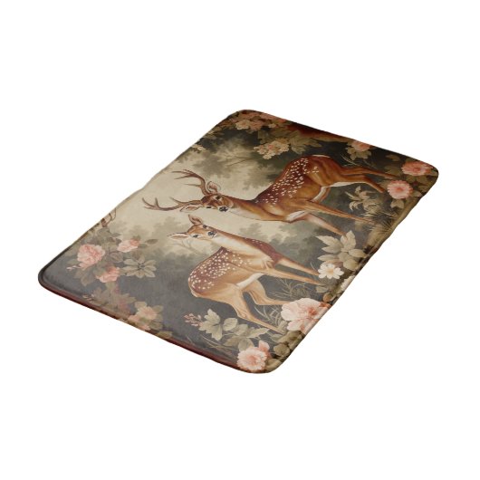  bloemenhert badmat (Gekanteld)