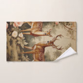 bloemenhert handdoek (Handdoek)