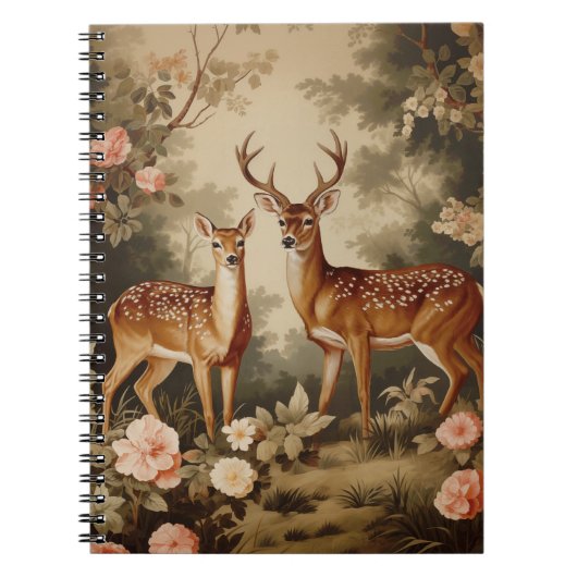 bloemenhert notitieboek (Voorkant)