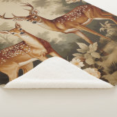  bloemenhert sherpa deken (3/4)