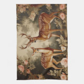 bloemenhert theedoek (Verticaal)