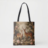 bloemenhert tote bag (Voorkant)