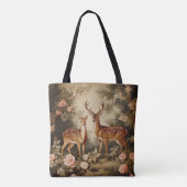 bloemenhert tote bag (Achterkant)