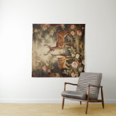 bloemenhert wandkleed (In situ)