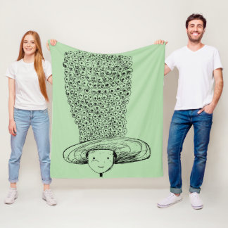 Bloemenhoed Fleece Deken
