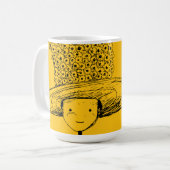 Bloemenhoed Koffiemok (Voorkant links)