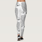 Bloemenhoed Leggings (Achterkant)