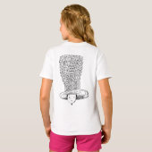 Bloemenhoed T-shirt (Achterkant volledig)