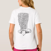 Bloemenhoed T-shirt (Achterkant)