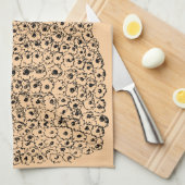 Bloemenhoed Theedoek (Quarter Fold)