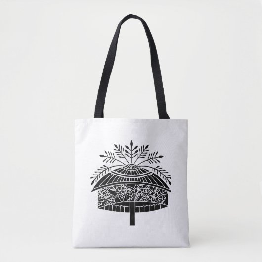 Bloemenhoed Tote Bag (Voorkant)