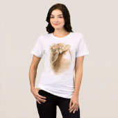 Bloemenhoedame Tri-Blend Shirt (Voorkant volledig)