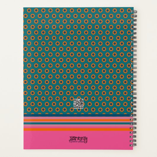  bloemenhoop Vrolijke harten Inspirivity Planner (Achterkant)