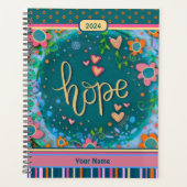  bloemenhoop Vrolijke harten Inspirivity Planner (Voorkant)