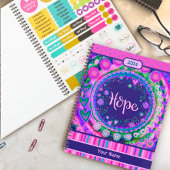 bloemenhoop Vrolijke Paarse Inspirivity Planner