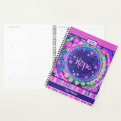  bloemenhoop Vrolijke Paarse Inspirivity Planner (Display)