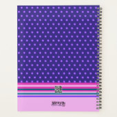  bloemenhoop Vrolijke Paarse Inspirivity Planner (Achterkant)