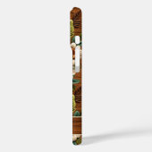 Bloemenhout gepersonaliseerd Case-Mate iPhone case (Achterkant / Links)