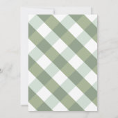 Bloemenhout Rustiek Housewarming BBQ Kaart (Achterkant)