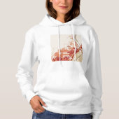Bloemenhuis Illustratie Werveltje en Natuur Patroo Hoodie (Voorkant)