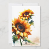 Bloemenhuis Warming Party Uitnodigingen (Achterkant)