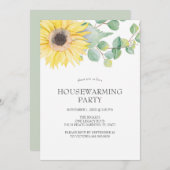 Bloemenhuis Warming Uitnodigingen (Voorkant / Achterkant)