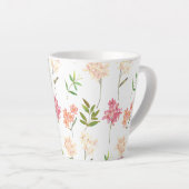 bloemenhuisje latte mok (Rechterhoek)