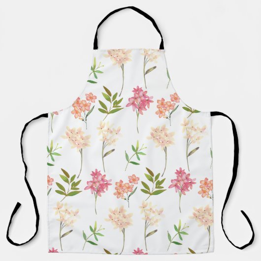  bloemenhuisje schort (Voorkant)