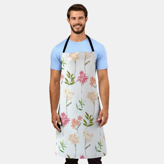 bloemenhuisje schort (Gedragen)