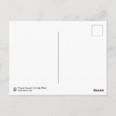 Bloemenhuizen Fairy Garden Fantasy Art Print Briefkaart (Achterkant)