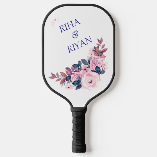 BLOEMENHUWELIJK PICKLEBALL PADDLE (Voorkant)