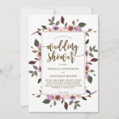  bloemenhuwelijksdouche uitnodiging (Voorkant)
