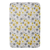 Bloemenillustratie, abstracte wilde bloemen, moder badmat (Voorkant Verticaal)