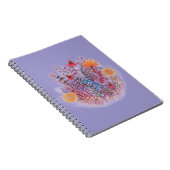 Bloemenillustratie Notitieboek (Rechterzijde)