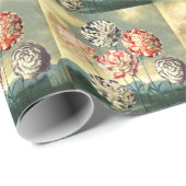  bloemenillustraties cadeaupapier (Rol Hoek)