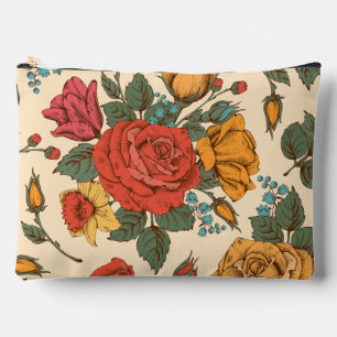   bloemenillustraties Roze Rozen Etui