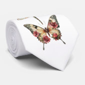 bloemeninsect stropdas (Opgerold)