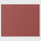 Bloemeninstrumenten in het rood cadeaupapier (Vlak)