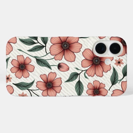 BloemeniPhone hoesje (Achterkant (horizontaal))