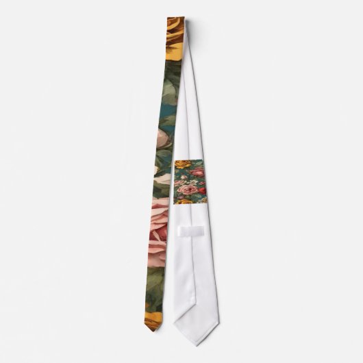  bloemenjurk stropdas (Achterkant)