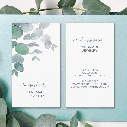 Bloemenjuwelier Visitekaartje