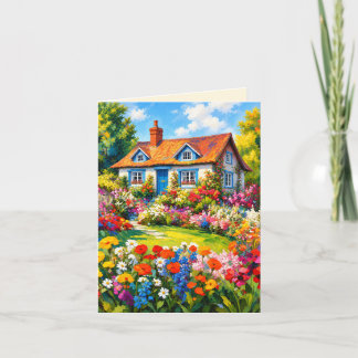 Bloemenkaart Landhuis Tuin Kaart