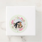 Bloemenkader Favoriete foto met gepersonaliseerde  Bedankjes Labels (In situ)