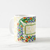 bloemenkader koffiemok (Voorkant links)