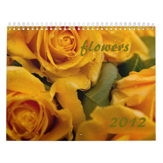 Bloemenkalender 2012 kalender (Hoes)