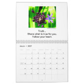 Bloemenkalender 2024 kalender (Mar 2027)