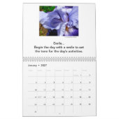 Bloemenkalender 2024 kalender (Jan 2027)