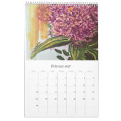 Bloemenkalender 2025 kalender (Feb 2027)